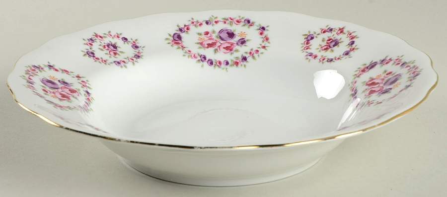 Rosette Rim Soup Bowl by Favolina-Karolina-1