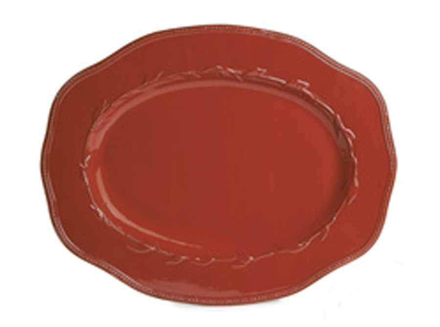Today's Home 16" Oval Serving Platter by Fitz and Floyd-1