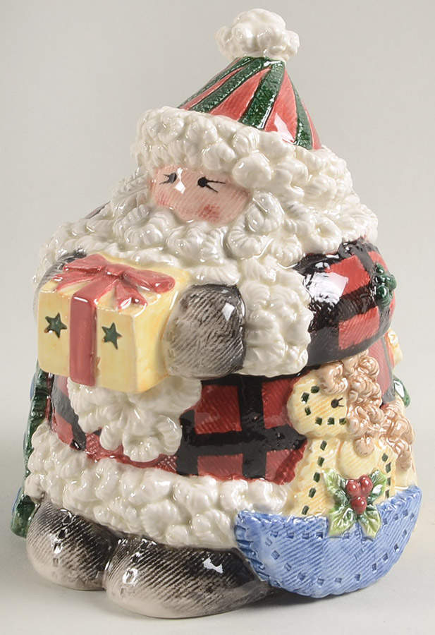 Homespun Holidays Candy Box & Lid by Fitz & Floyd-1