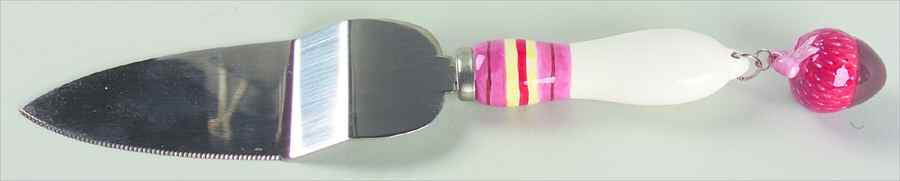 You Melt My Heart Pie & Cake Server with Stainless Blade by Fitz & Floyd-1