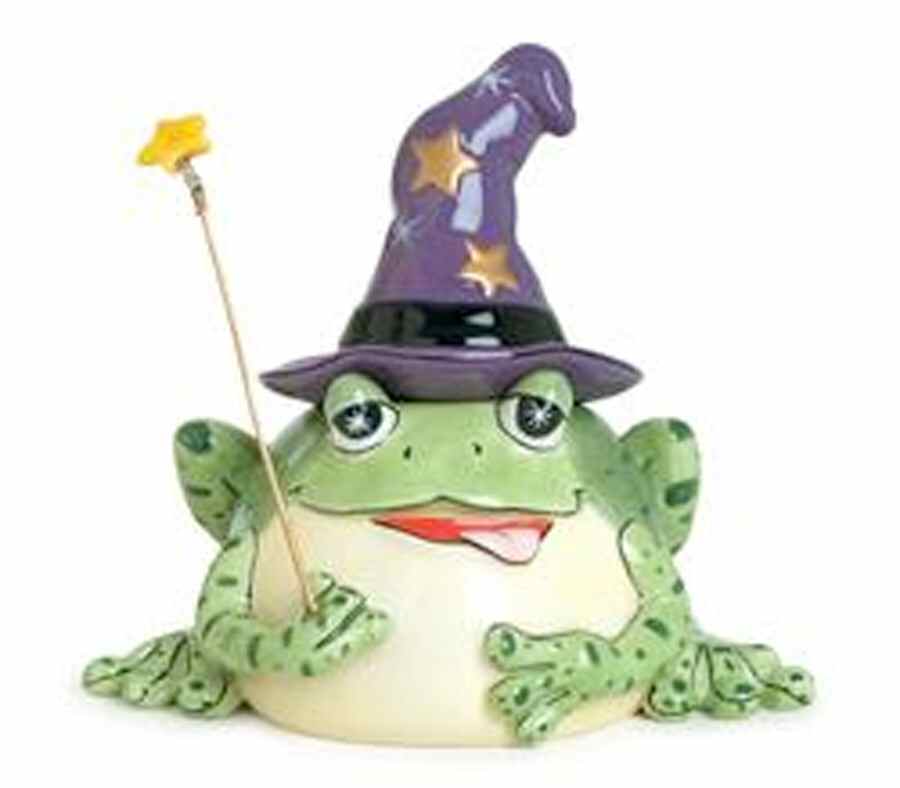 Spell Bound Figural Candy Box & Lid by Fitz and Floyd-1