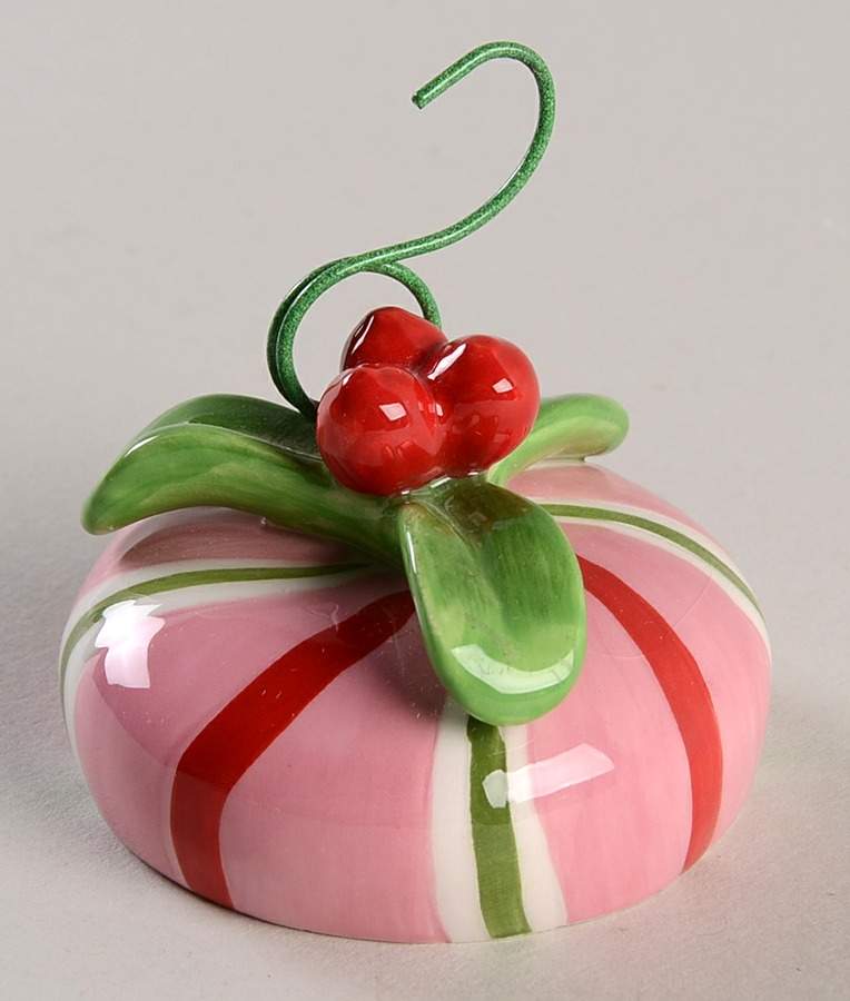 Mingle, Jingle, Be Merry Small Placard/Place Card Holder by Fitz & Floyd-1