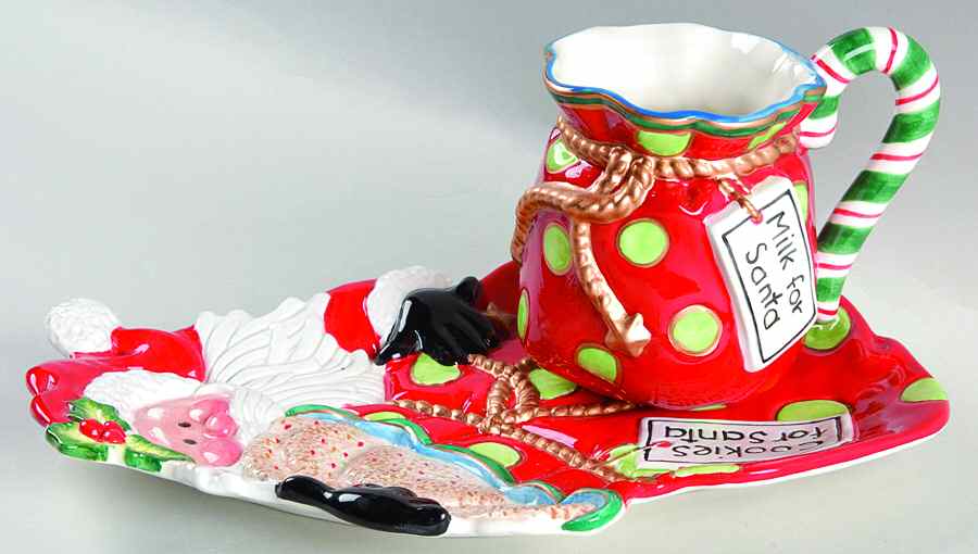 Kringle Snack Plate and Mug Set by Fitz & Floyd-1