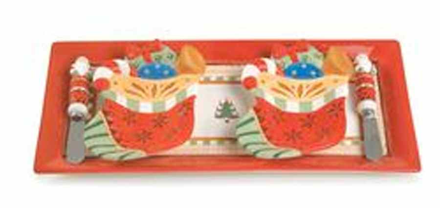 Memories of Santa Server Set by Fitz and Floyd-1