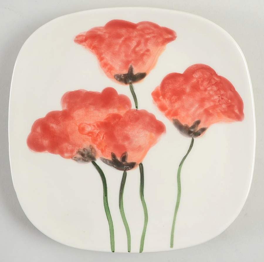 In Bloom Snack/Canape Plate by Fitz & Floyd-1