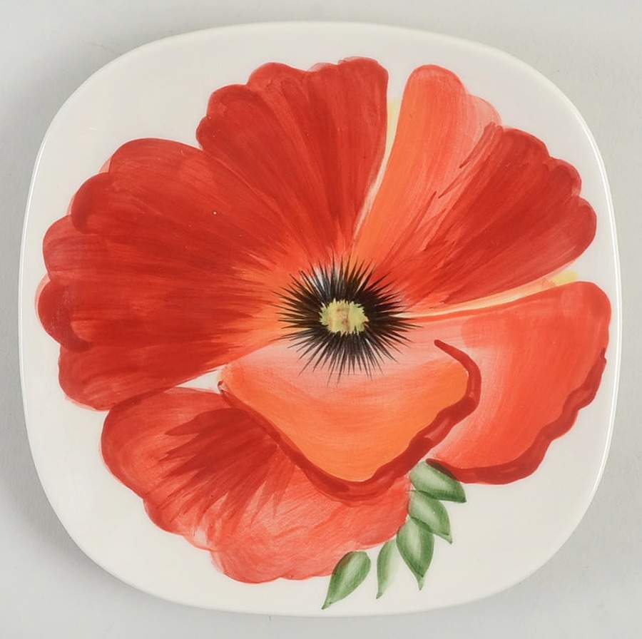 In Bloom Snack/Canape Plate by Fitz & Floyd-1
