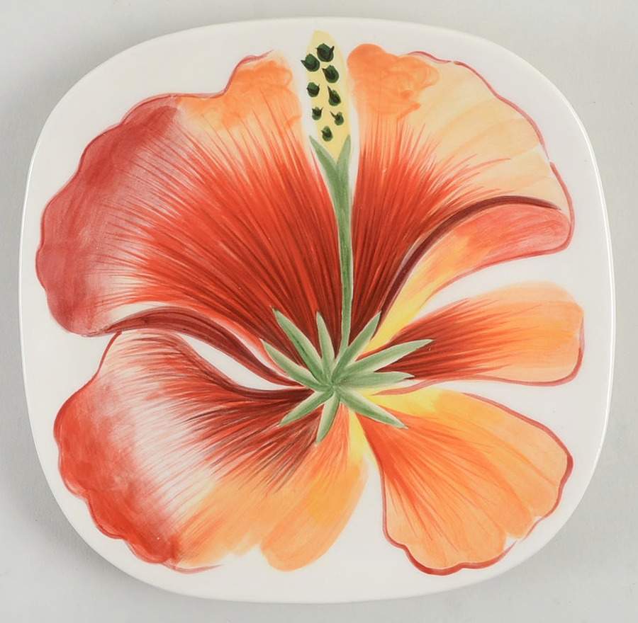In Bloom Snack/Canape Plate by Fitz & Floyd-1