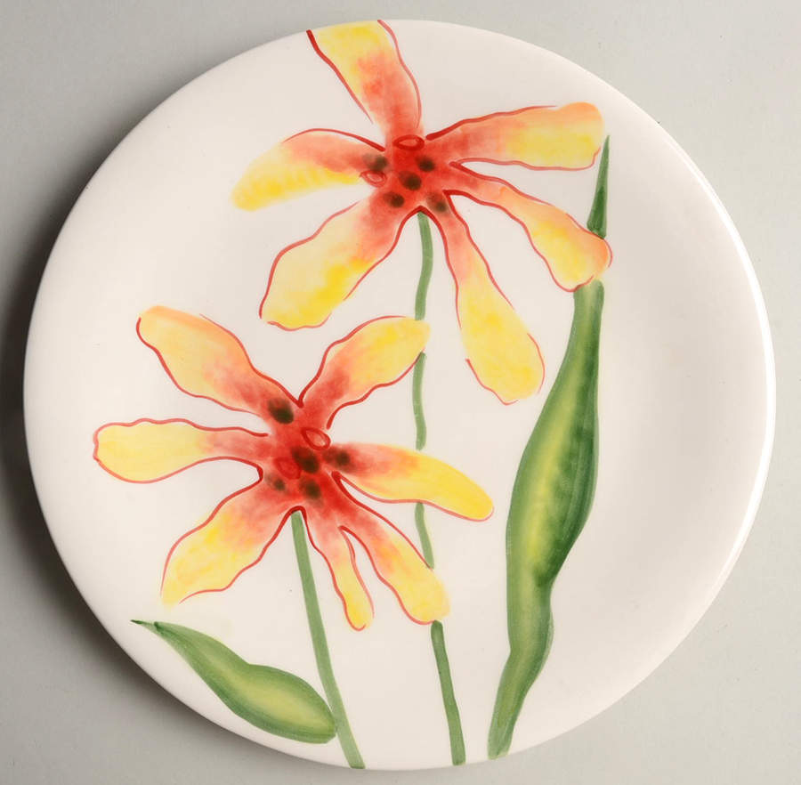In Bloom Salad Plate by Fitz & Floyd-1