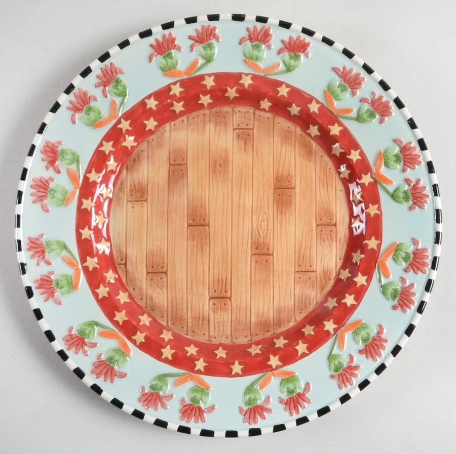 Herrick Collection (Fox & Hare) Dinner Plate by Fitz & Floyd-1
