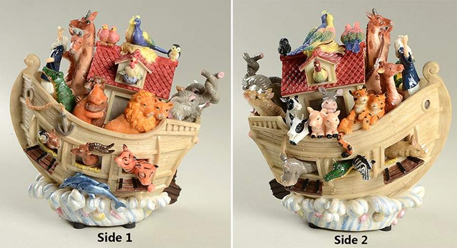 Noah's Ark Musical Figurine by Fitz & Floyd-1