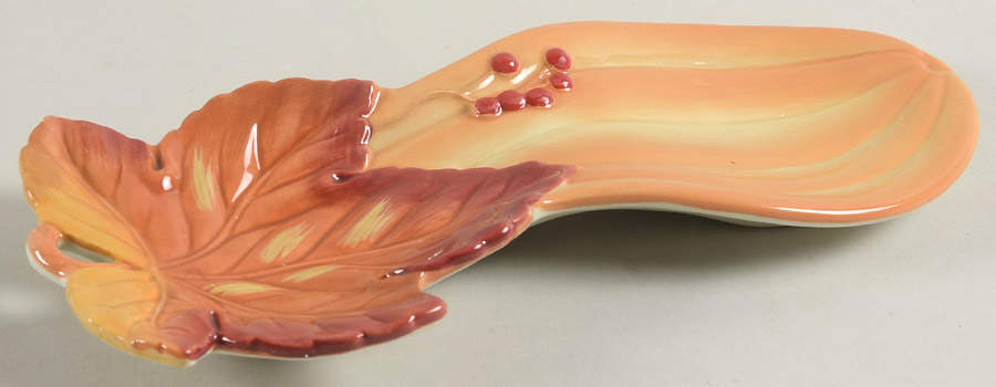 Harvest Spoon Rest/Holder (Holds 1 Spoon) by Fitz & Floyd-1