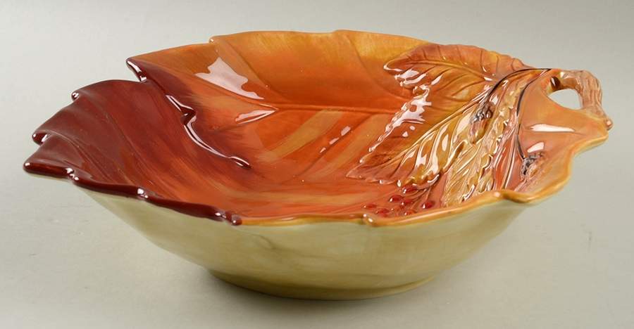 Harvest 14" Large Salad Serving Bowl by Fitz & Floyd-1