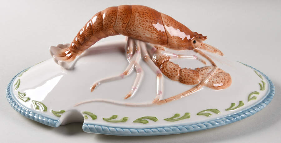 Seaboard Lid for Tureen by Fitz & Floyd-1