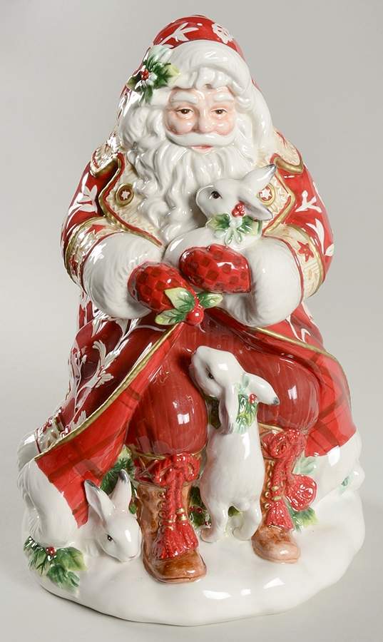 Town & Country Figural Cookie Jar & Lid by Fitz & Floyd-1