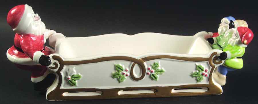 Santa's Helpers Sleigh Cracker Server by Fitz & Floyd-1
