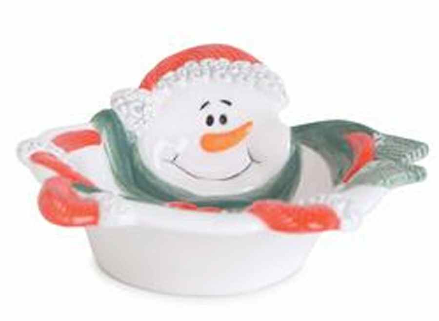 Snow Circles Individual Snack Bowl by Fitz and Floyd-1