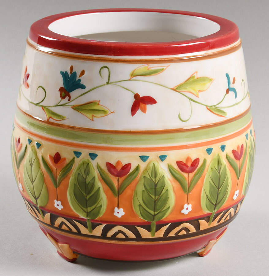Global Market (Accessories) Medium Canister No Lid by Fitz & Floyd-1
