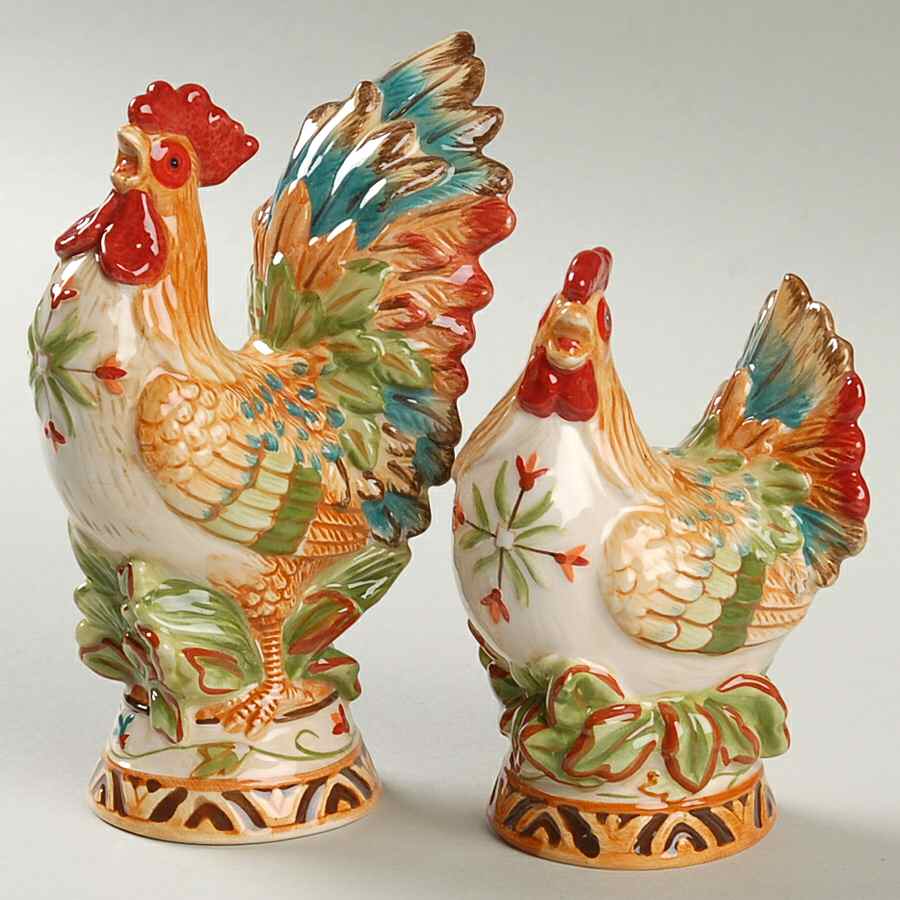 Global Market (Accessories) Figural Salt & Pepper Set by Fitz & Floyd-1