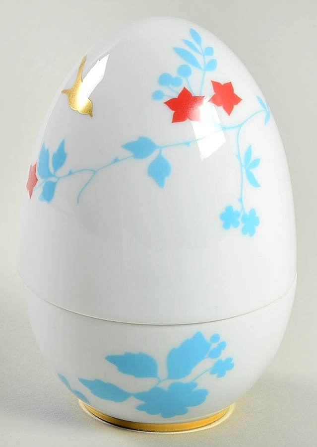 Emperor's Garden Egg Cup & Lid by Furstenberg-1