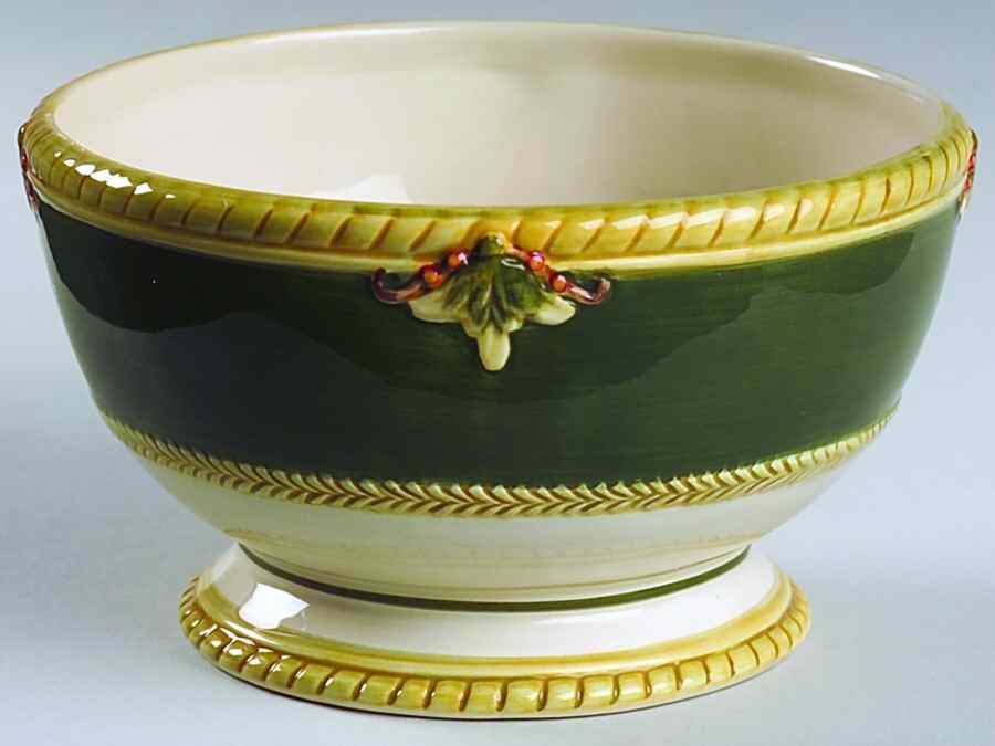 Hawthorne Green Soup/Cereal Bowl by Fitz & Floyd-1