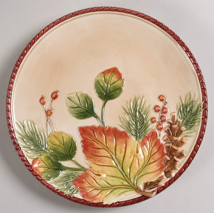 Hawthorne (Giftware) Canape Plate by Fitz & Floyd-1