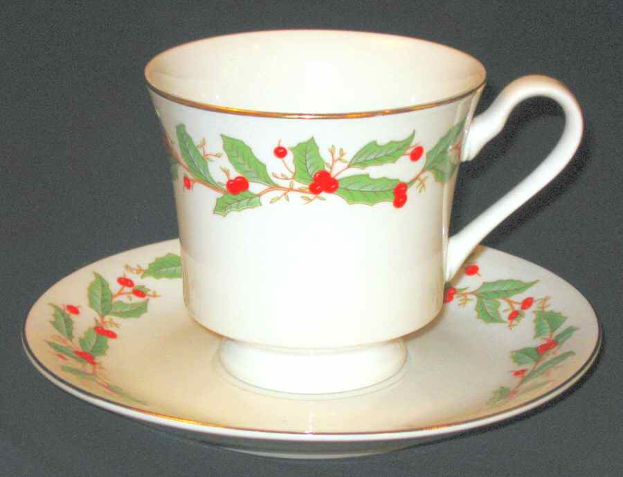 FCC188 Footed Cup & Saucer Set by Fine China of China-1