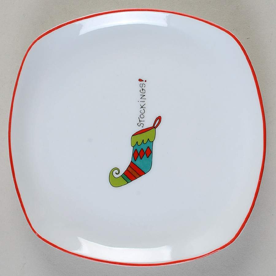 Merry Christmas Merry Christmas Appetizer Plate by Fitz & Floyd-1