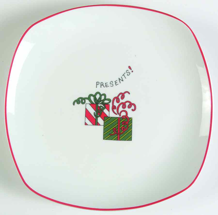 Merry Christmas Merry Christmas Salad/Dessert Plate by Fitz & Floyd-1