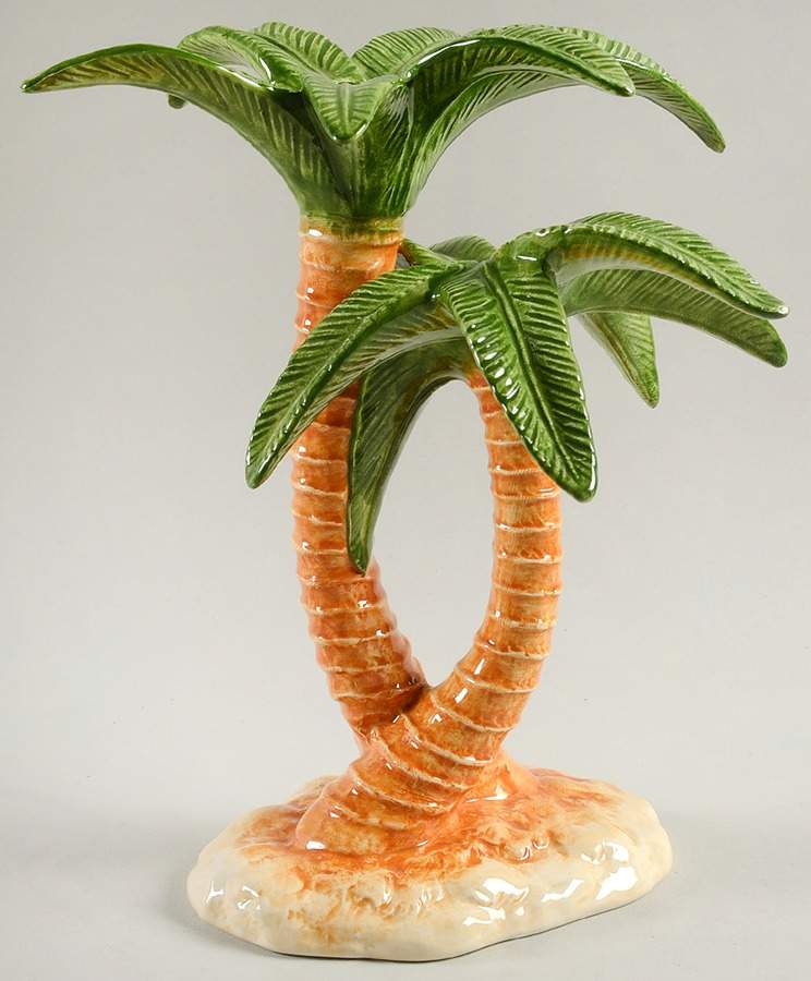 Jungle 8" Tall Candlestick by Fitz & Floyd-1