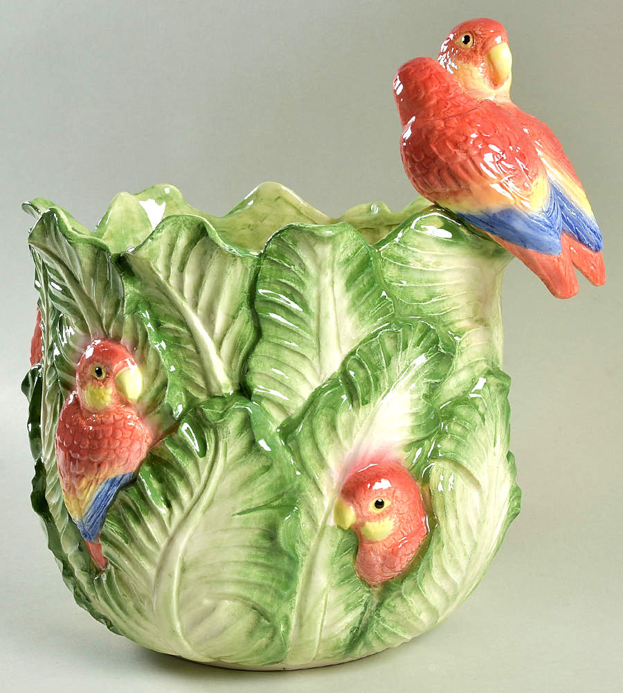 Jungle 10" Cachepot by Fitz & Floyd-1