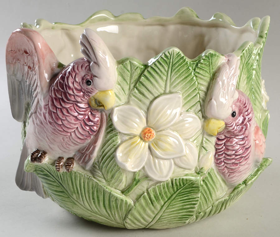 Jungle 8" Cachepot by Fitz & Floyd-1