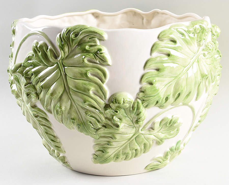Jungle 9" Cachepot by Fitz & Floyd-1