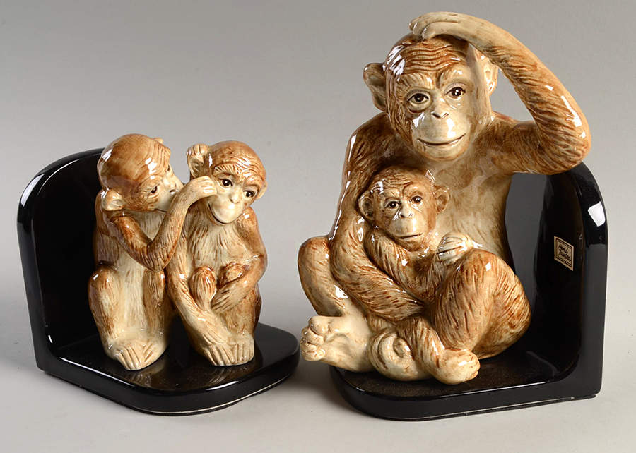 Jungle China Bookend - Set of 2 by Fitz & Floyd-1