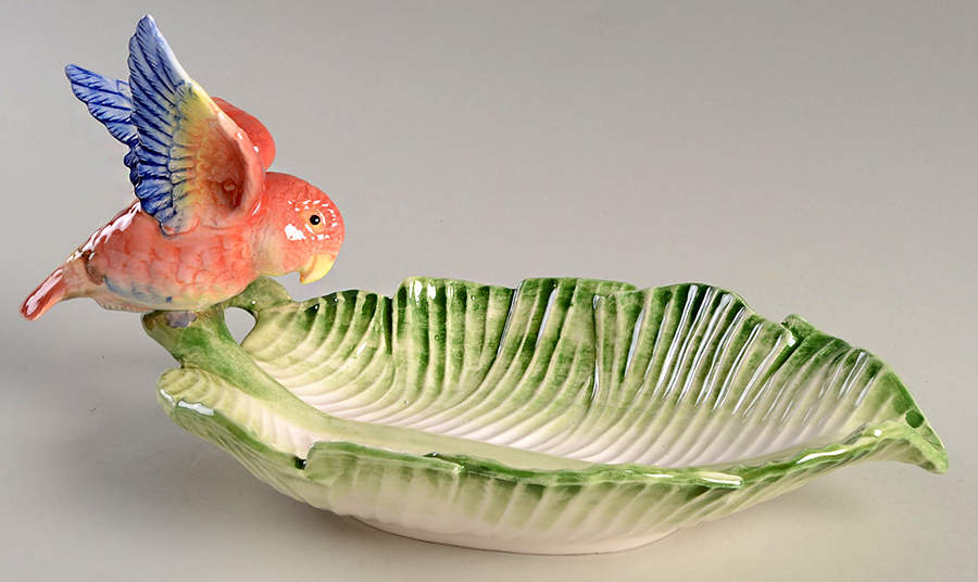 Jungle 11" Leaf Shape Platter by Fitz & Floyd-1