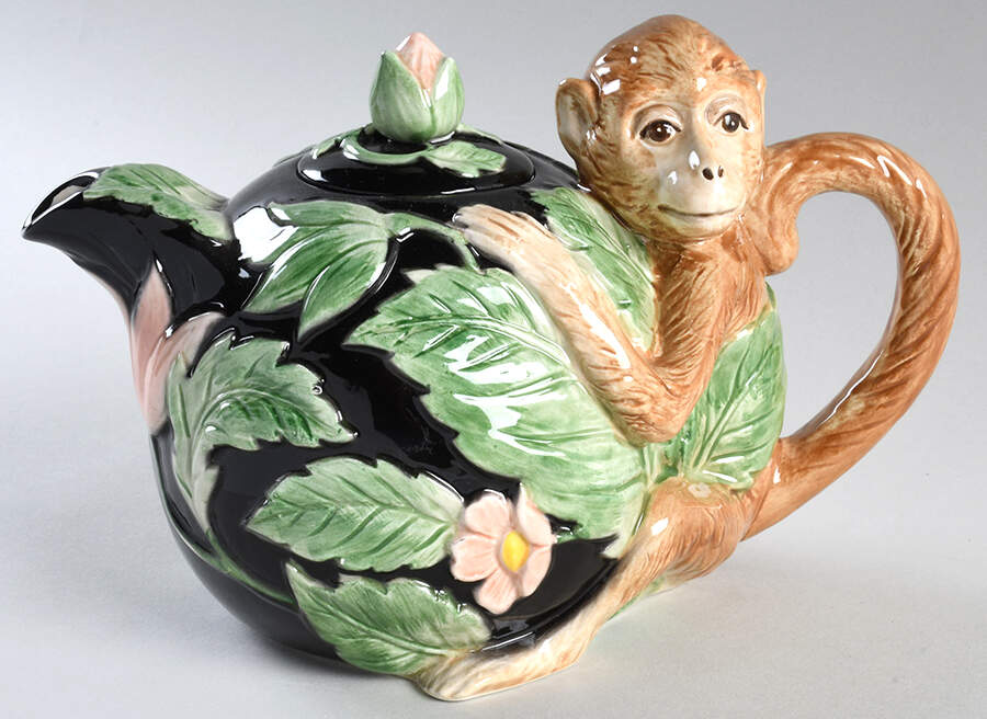 Jungle Teapot & Lid by Fitz and Floyd-1
