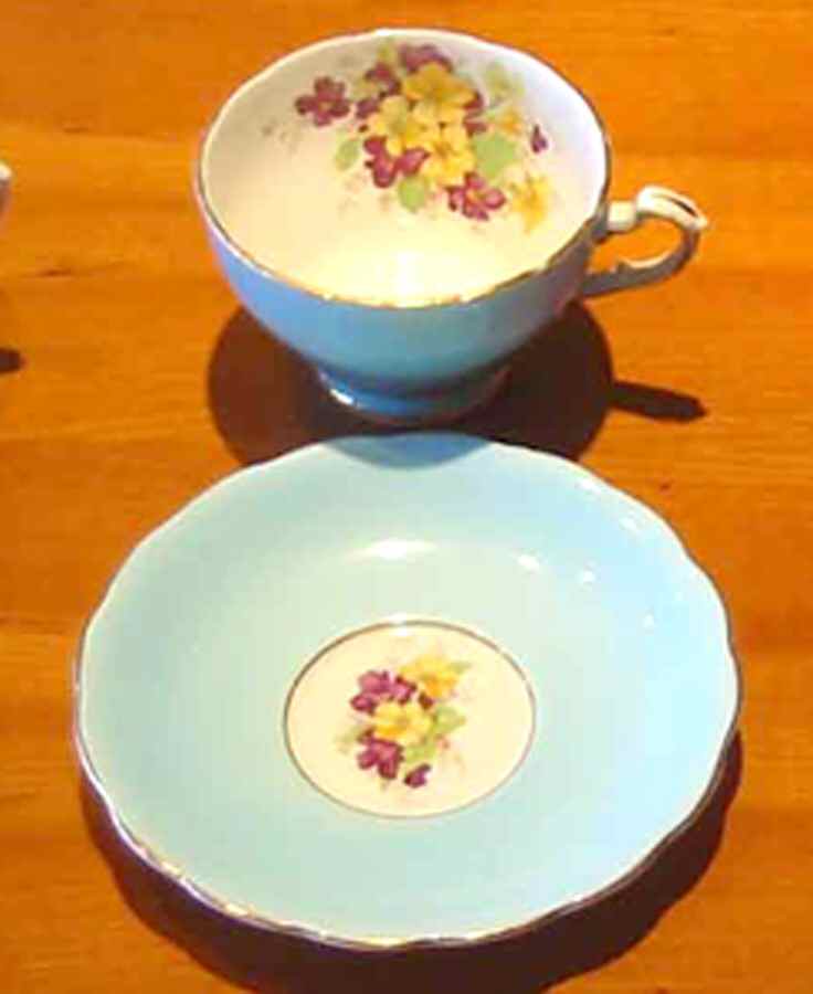 FCA1 Footed Cup & Saucer Set by Floral China-1