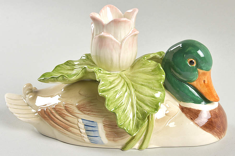 Mallards 4" Candlestick by Fitz & Floyd-1
