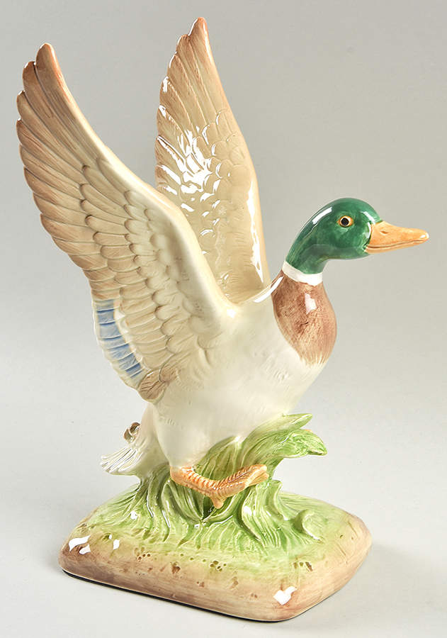 Mallards Single China Bookend by Fitz & Floyd-1