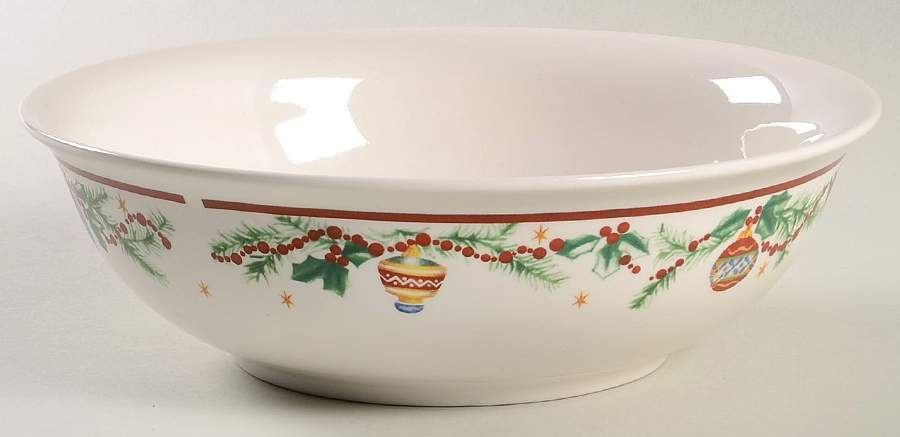 Holiday Treats 9" Round Vegetable Bowl by Farberware-1