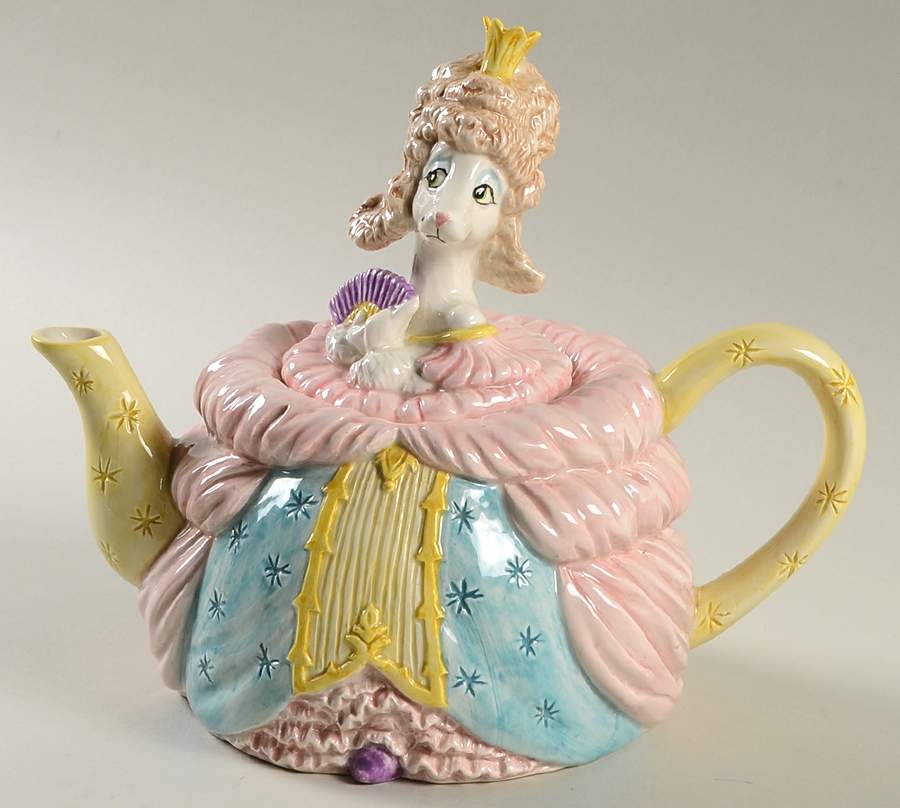 Reigning Cats & Dogs Teapot & Lid by Fitz & Floyd-1
