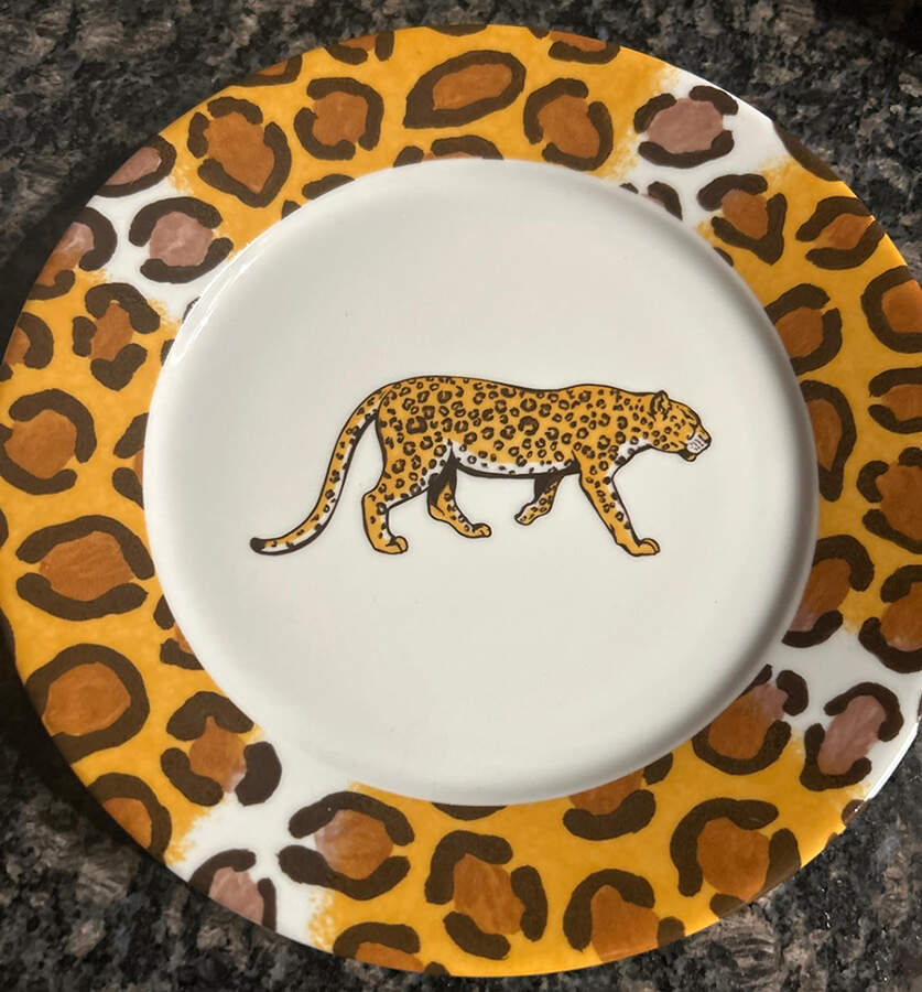 Jungle Salad/Dessert Plate by Fragile-1
