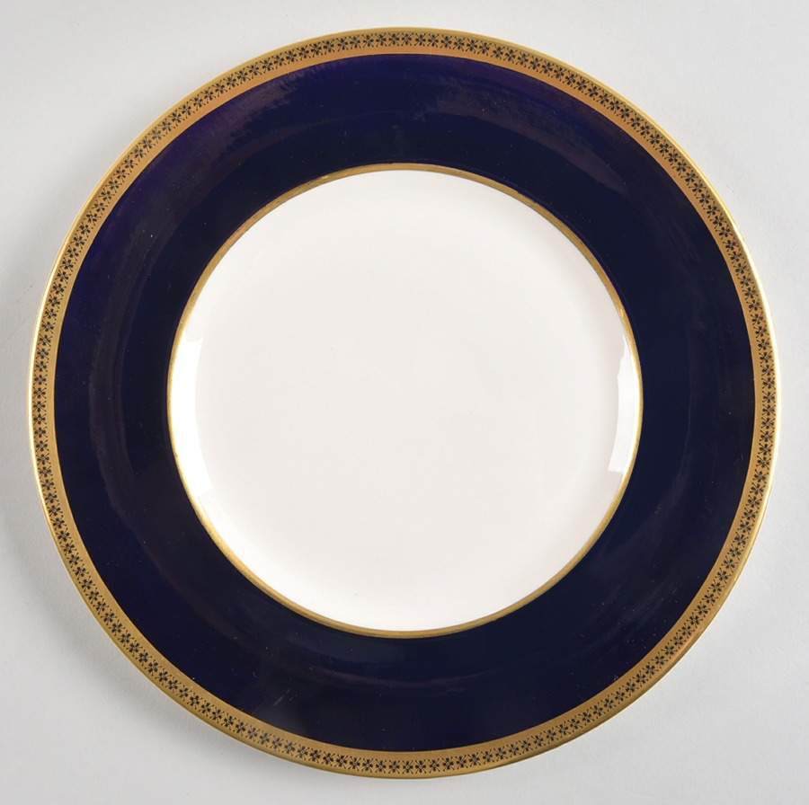 Newport Dark Blue Dinner Plate by Fondeville-1