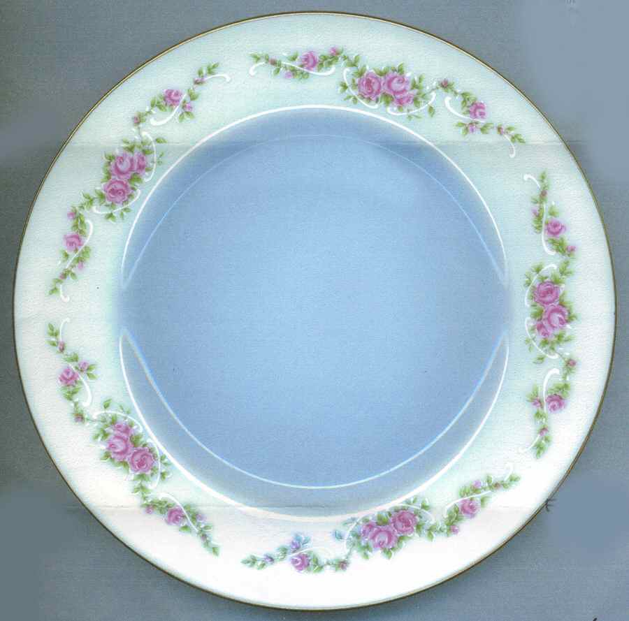 Rose Garland Dinner Plate by Fiesta International-1