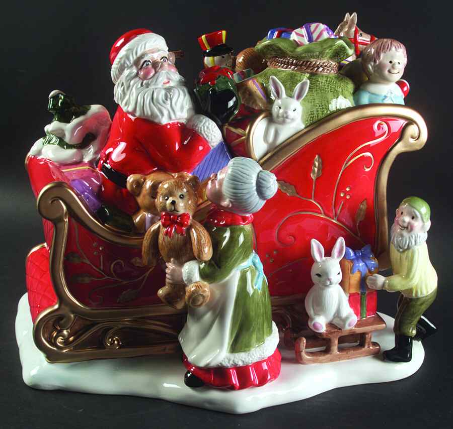 Collectors Corner Figural Cookie Jar & Lid by Fitz & Floyd-1