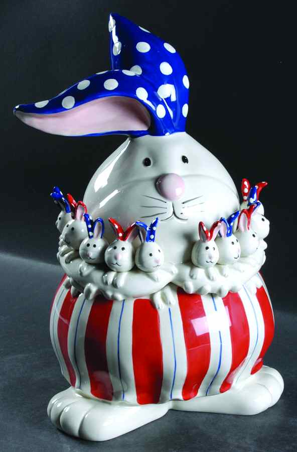 Collectors Corner Figural Cookie Jar & Lid by Fitz & Floyd-1