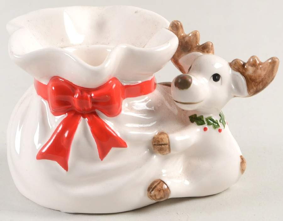 Rudolph 2" Candlestick by Fitz & Floyd-1