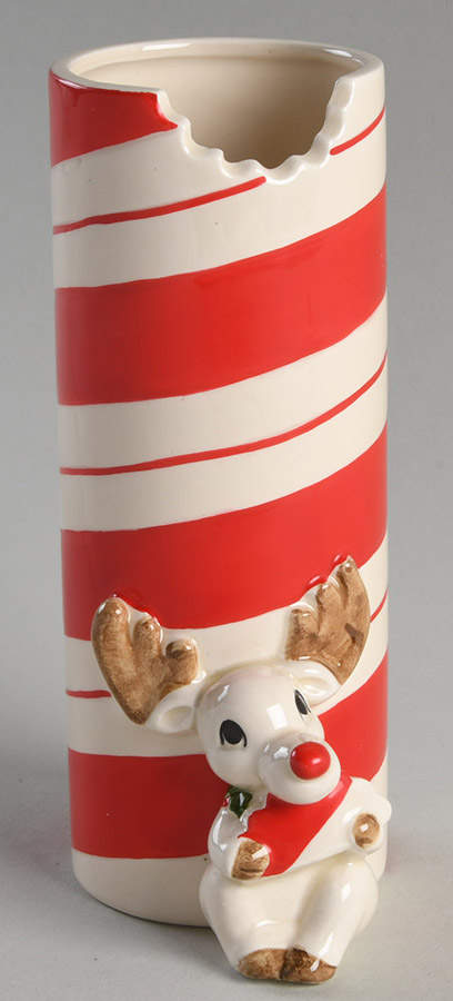 Rudolph Match Holder W/Strike by Fitz & Floyd-1