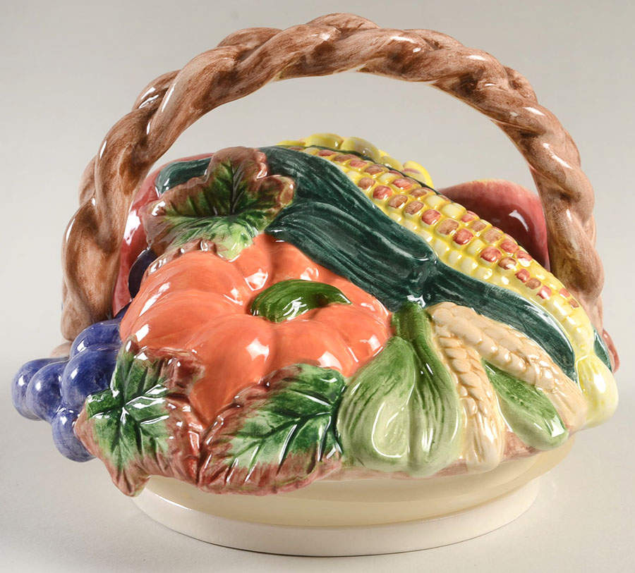 Golden Harvest Lid for Small Canister by Fitz & Floyd-1