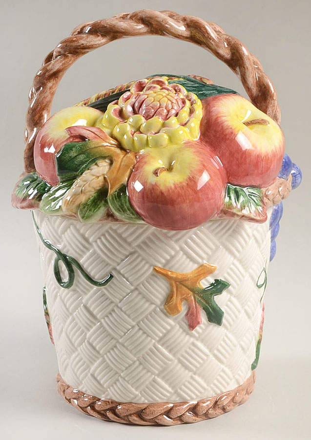 Golden Harvest Small Canister & Lid by Fitz & Floyd-1
