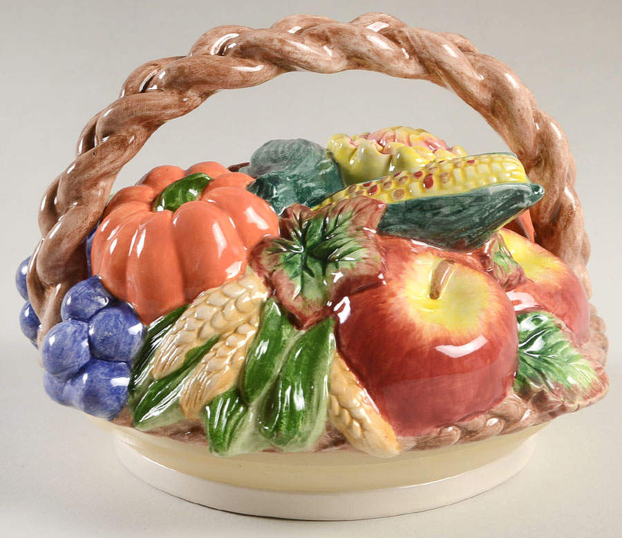 Golden Harvest Lid for Medium Canister by Fitz & Floyd-1